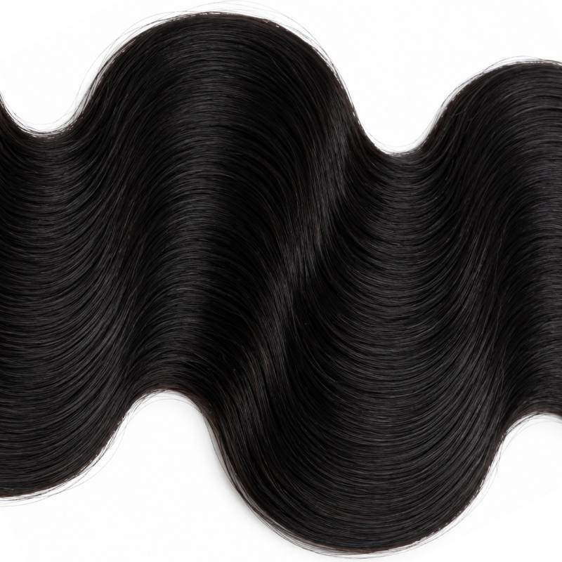 Jet Black Body Wave Human Hair Bundles - Bellezza Boutique