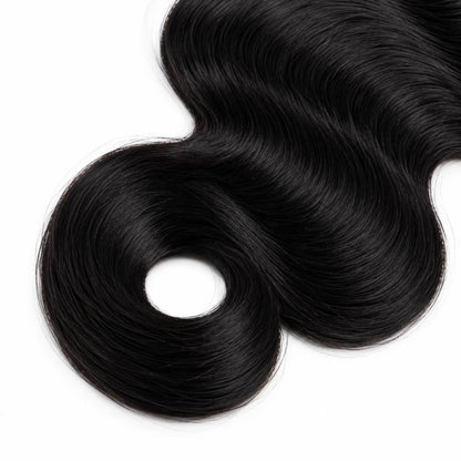 Jet Black Body Wave Human Hair Bundles - Bellezza Boutique