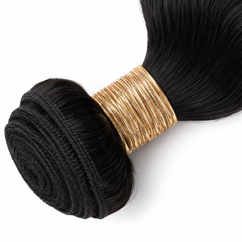 Jet Black Body Wave Human Hair Bundles - Bellezza Boutique