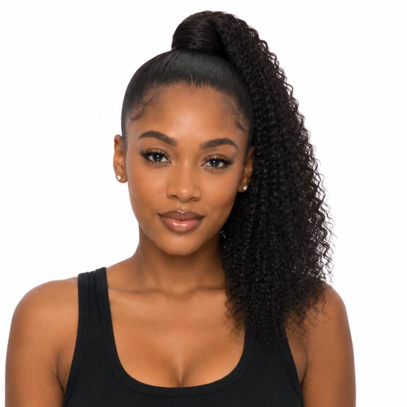 Kinky Curly Ponytail - Bellezza Boutique