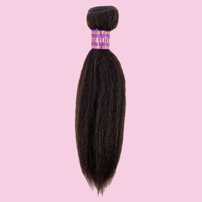 Kinky Straight Human Hair Bundles - Bellezza Boutique