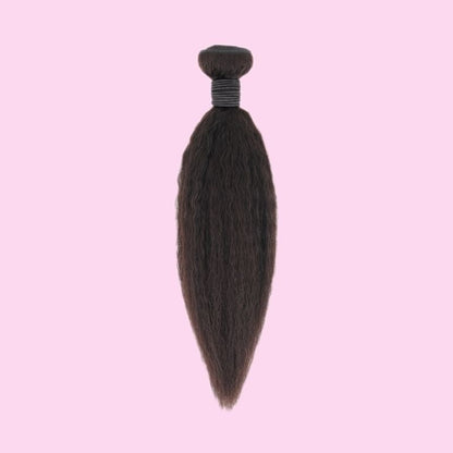 Kinky Straight Human Hair Bundles - Bellezza Boutique