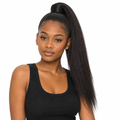 Kinky Straight Ponytail - Bellezza Boutique