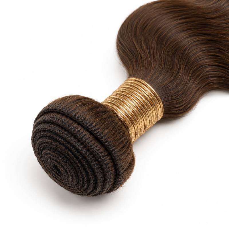 Medium Brown Body Wave Human Hair Bundles - Bellezza Boutique