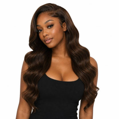 Medium Brown Body Wave Human Hair Bundles - Bellezza Boutique