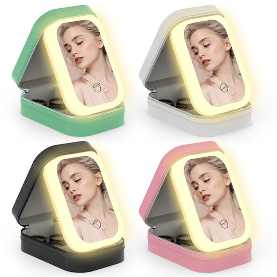 Mini Travel LED Makeup Case - Bellezza Boutique