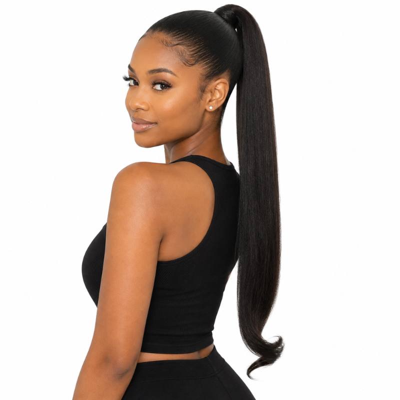Natural Black Ponytail - Bellezza Boutique
