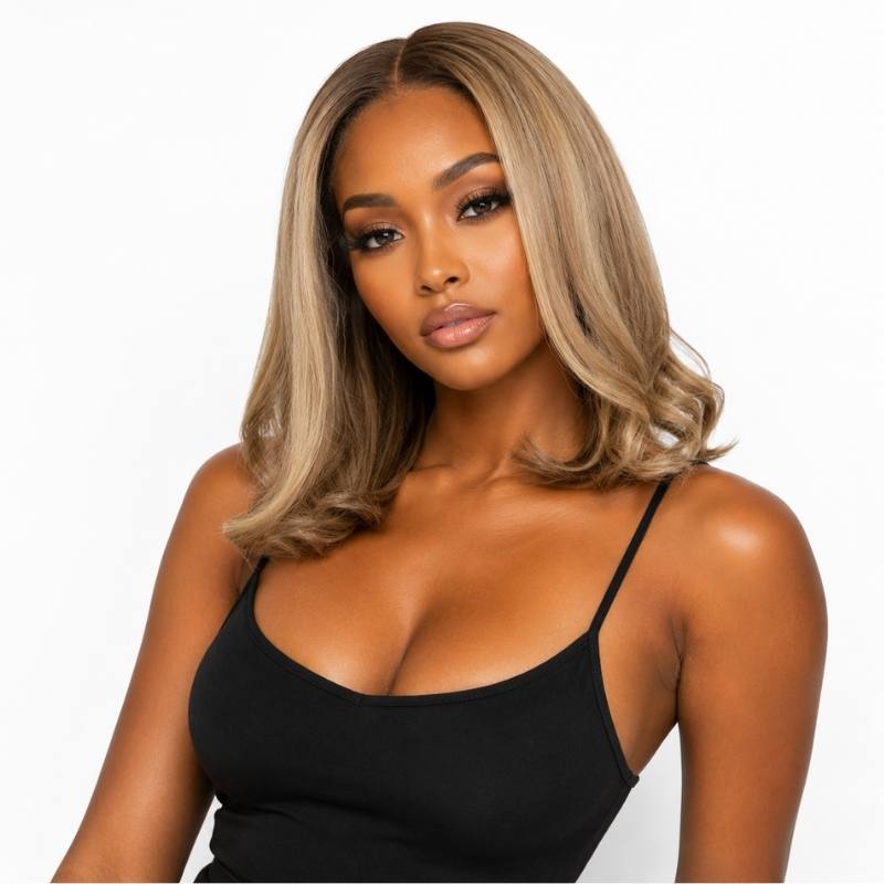 Raw Platinum Flip Glueless 5x5 HD Lace Closure Bob Wig - Bellezza Boutique
