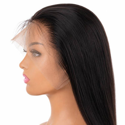 Straight 13x4 Transparent Lace Front Wig - Bellezza Boutique