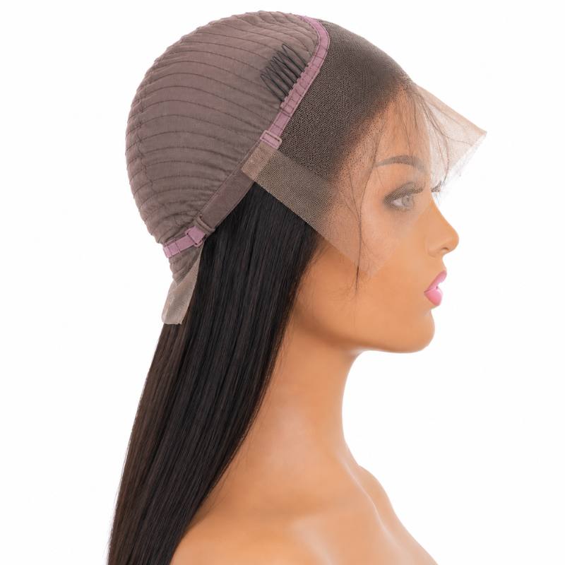 Straight 13x4 Transparent Lace Front Wig - Bellezza Boutique