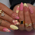 Summer Painted Flower Nails - Bellezza Boutique