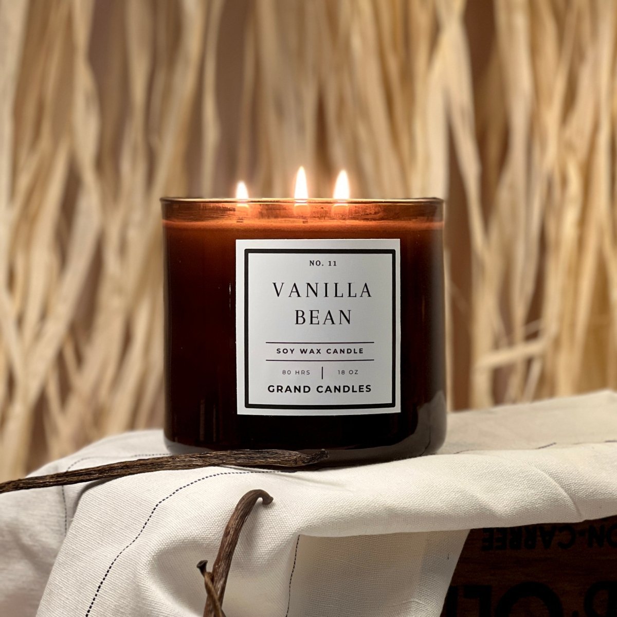 Vanilla Bean Soy Candle - Bellezza Boutique