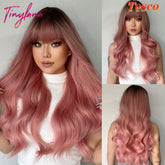 Wavy Wigs with Bangs - Bellezza Boutique