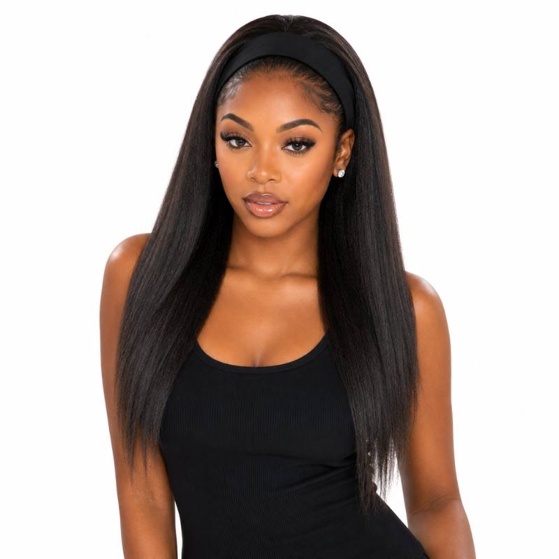Yaki Straight Headband Wig - Bellezza Boutique